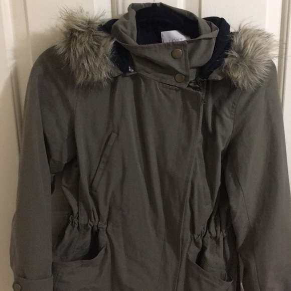 Loft Olive Parka Jacket - Picture 2 of 8